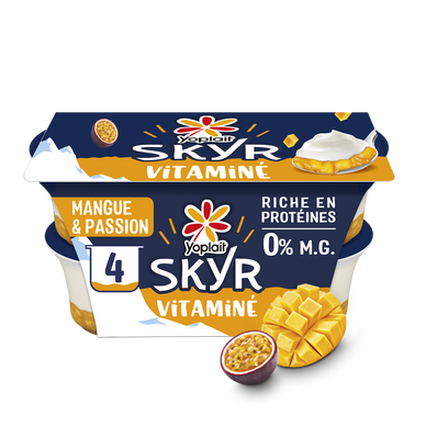 Skyr vitamines mangue passions YOPLAIT 4x120g