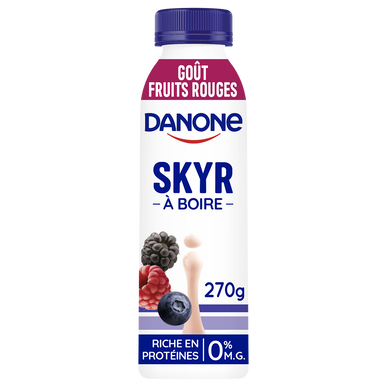 Skyr à boire fruits rouges 0% mg DANONE - 270g