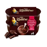 Mousse Irrésistible Chocolat Noir LA LAITIERE 4X50G