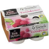 Yaourts aux framboises KER RONAN - 4x125g