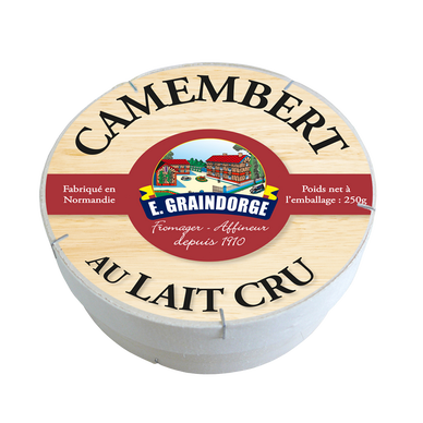 Camembert au lait cru E.GRAINDORGE - 250g