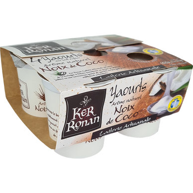 Yaourt à la noix de coco KER RONAN - 4X125g