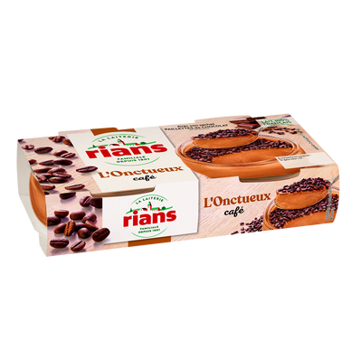 Dessert au café L'Onctueux RIANS 2x94g
