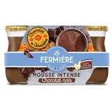 Mousse au chocolat noir LA FERMIERE 2x70g