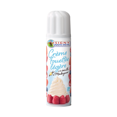 Crème fouettée allégée 20% de matère grasse ISIGNY SAINTE MERE, 250g