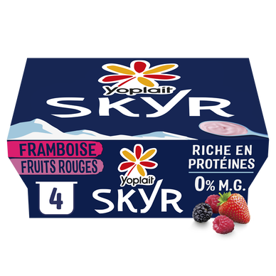 Skyr framboise et fruits rouges YOPLAIT SKYR - 4x100g