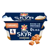 Skyr sur lit caramel beurre salé YOPLAIT SKYR 4x120g