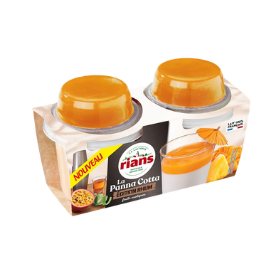 La Panna Cotta édition Rhum Fruits Exotiques RIANS 2x120g