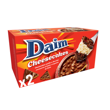 Cheesecake daim COTE D'OR 2x85g soit 170g