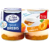 Yaourt de brebis sur lit d'abricots LE PETIT BASQUE 2X125G