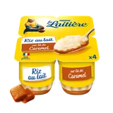 Riz au lait sur lit de caramel LA LAITIERE 4x115g