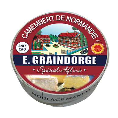Camembert AOP au lait cru Spécial affiné E.GRAINDORGE - 250g