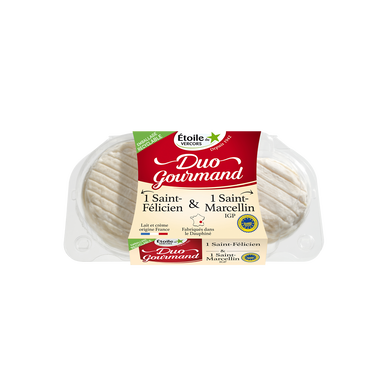 Duo gourmand au lait thermisé ETOILE DU VERCORS, 230g