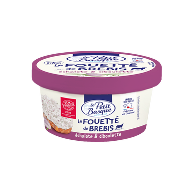 Le fouetté brebis échalotte ciboulette LE PETIT BASQUE 140g