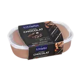 Crème glacée au chocolat noir L'ANGELYS, pot de 450g