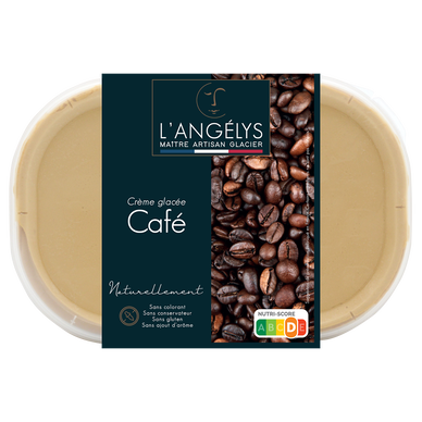 Crème glacée au café L'ANGELYS, 450g