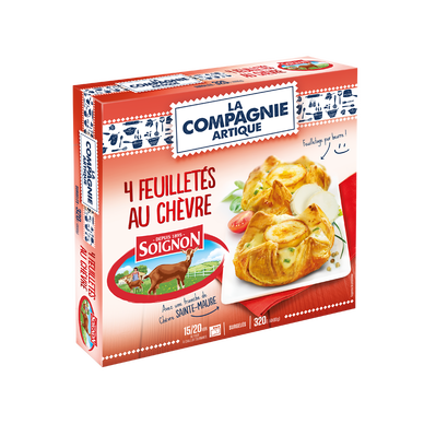Feuilleté chèvre SOIGNON 4x80g
