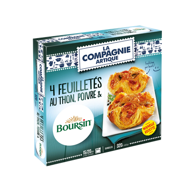 Paniers thon boursin poivre LA COMPAGNIE ARTIQUE 4x80G 320G