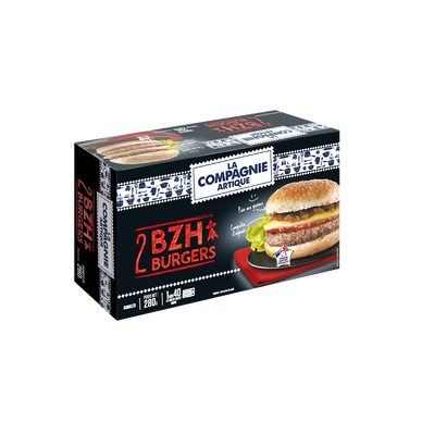 Bzh burger LA COMPAGNIE ARTIQUE, 2x140g soit 280g