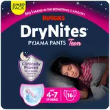 Sous-vêtements de nuit drynites filles HUGGIES 17/30 Kg(4-7 ans)x16