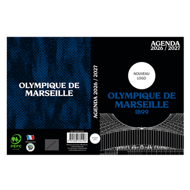 Agenda scolaire 12x17cm - OLYMPIQUE DE MARSEILLE