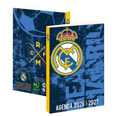 Agenda scolaire 12x17cm - REAL MADRID