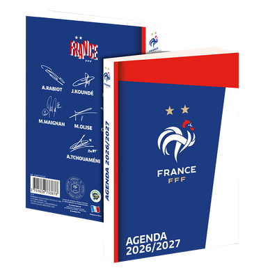 Agenda scolaire 12x17cm - FEDERATION FRANCAISE DE FOOTBALL
