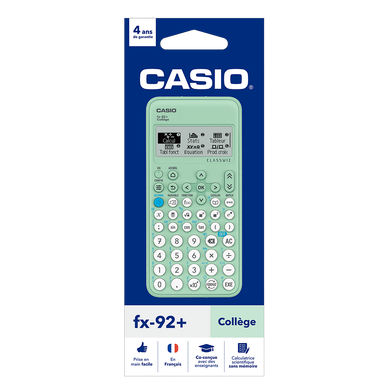 Calculatrice scientifique FX-92PLUSCOL-W-ET - CASIO