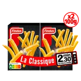 Frites la classique crousti express FINDUS, 2x100g, micro-ondes