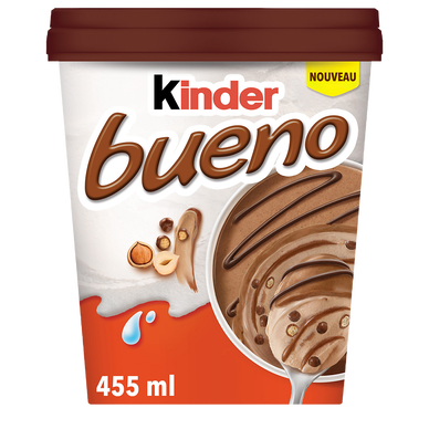Crème glacée pot KINDER BUENO - 285g