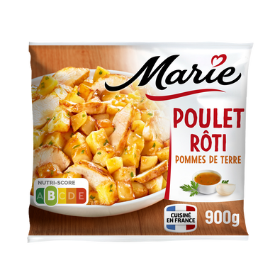 Plat cuisiné Poulet Rôti Pommes de terre MARIE 900g