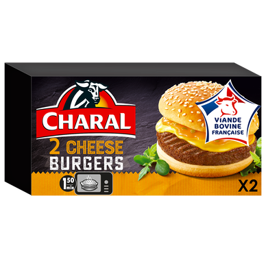 Cheeseburger CHARAL, 2x140g (280g)