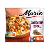 Plat cuisiné Couscous Royal Merguez Poulet Boeuf MARIE 950g