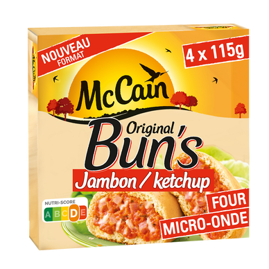 Bun's original jambon ketchup MCCAIN 460g