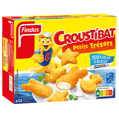 Croustibat petits trésors FINDUS, 450g