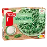 Epinards en branches à la crème fraiche FINDUS, 2x240g