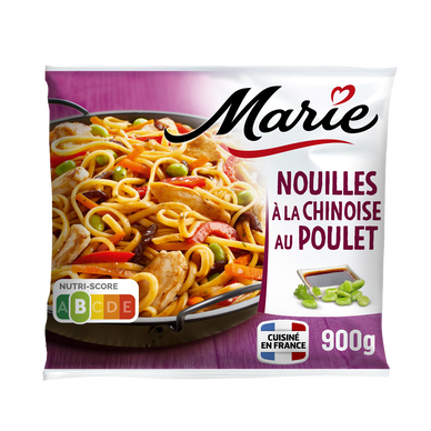 Plat cuisiné Nouilles à la chinoise Poulet MARIE 900g