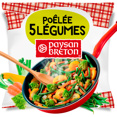 Poêlée aux 5 légumes PAYSAN BRETON, sachet de 1kg