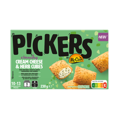 Pickers cream cheese & herbs cubes MCCAIN 230g