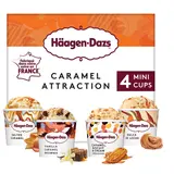 Mini pots crème glacée caramel attract HÄAGEN DAZS X4 321G