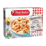 Crevettes cuisinées au beurre ail&persil POM BISTRO 300g