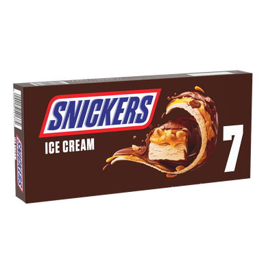 Glaces Barres glacées Cacahuètes chocolat caramel SNICKERS x7