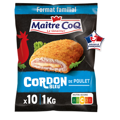Cordon bleu de poulet MAITRE COQ, 1kg