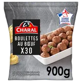 Boulettes au boeuf CHARAL, 30 pièces soit 900g