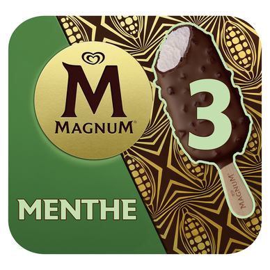 Bâtonnets glacés MAGNUM menthe x3