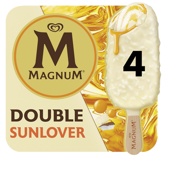 Bâtonnets glacés double Sunlover mangue coco MAGNUM x4