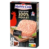 Steak haché 100% poulet surgelé MAITRE COQ, x4 400g