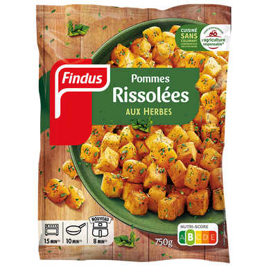 Pommes de terre rissolées aux Herbes FINDUS, 750g
