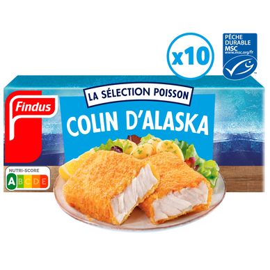 Colin d'Alaska FINDUS MSC x10 510g