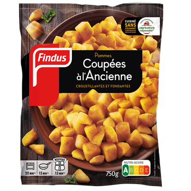Pommes de Terre coupées à l'Ancienne FINDUS, 750g